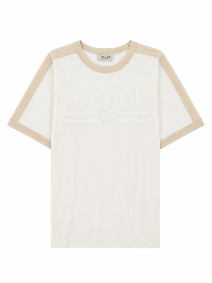 T-SHIRT IN COTONE CON STAMPA LOGO