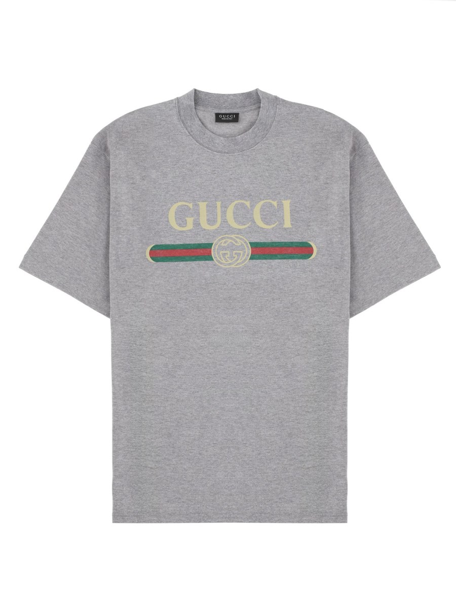 T-SHIRT IN JERSEY DI COTONE CON STAMPA