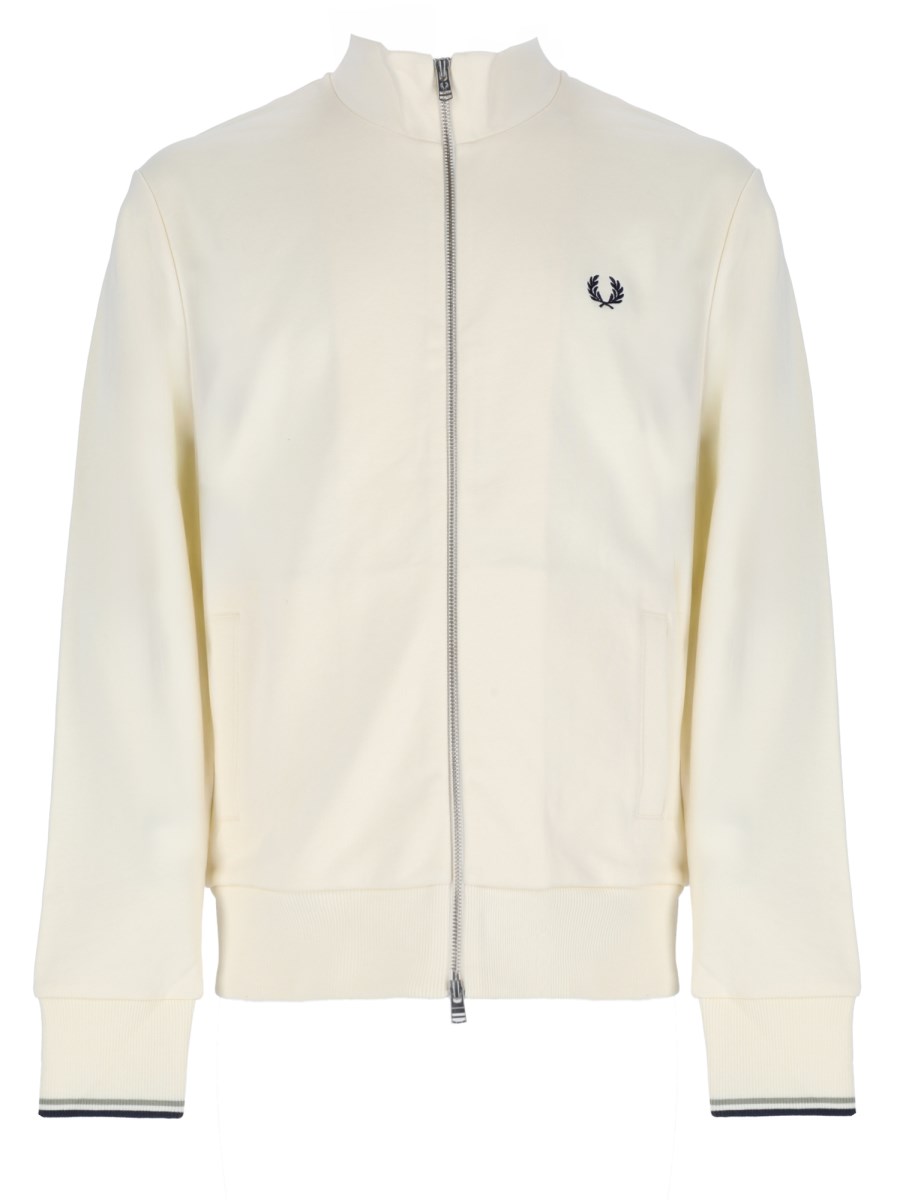 Felpa Con Logo e Zip