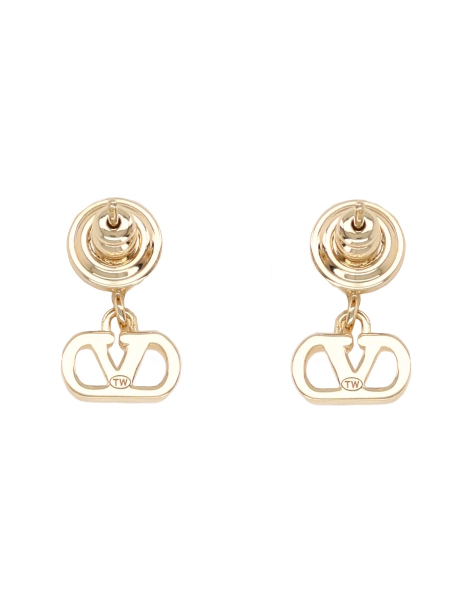 ORECCHINI VLOGO SIGNATURE CON PERLA