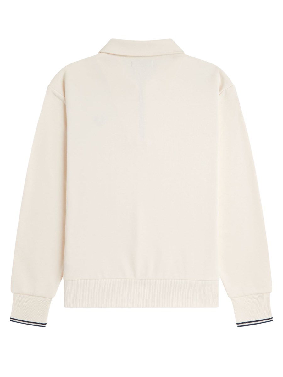 Felpa con Logo E Zip