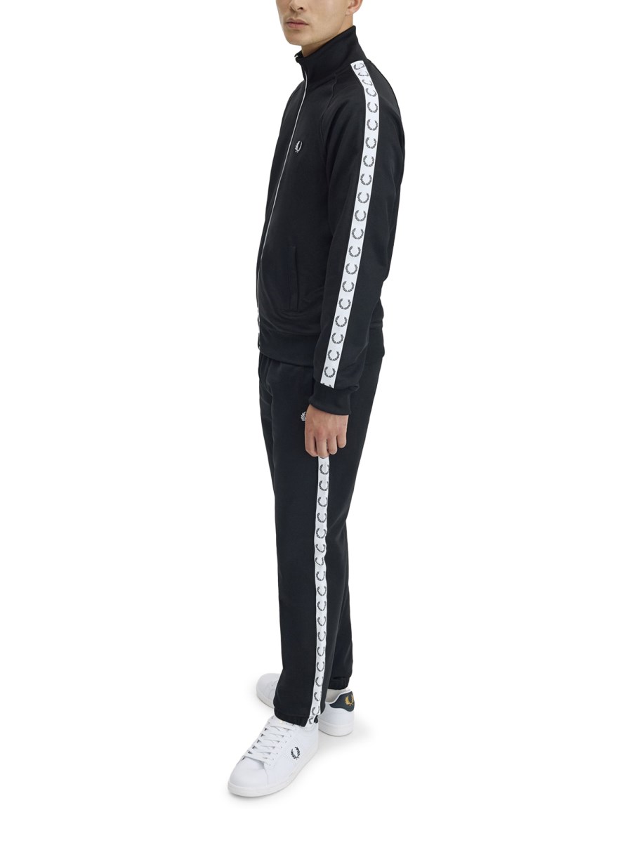 Felpa Tracksuit Con Logo E Zip