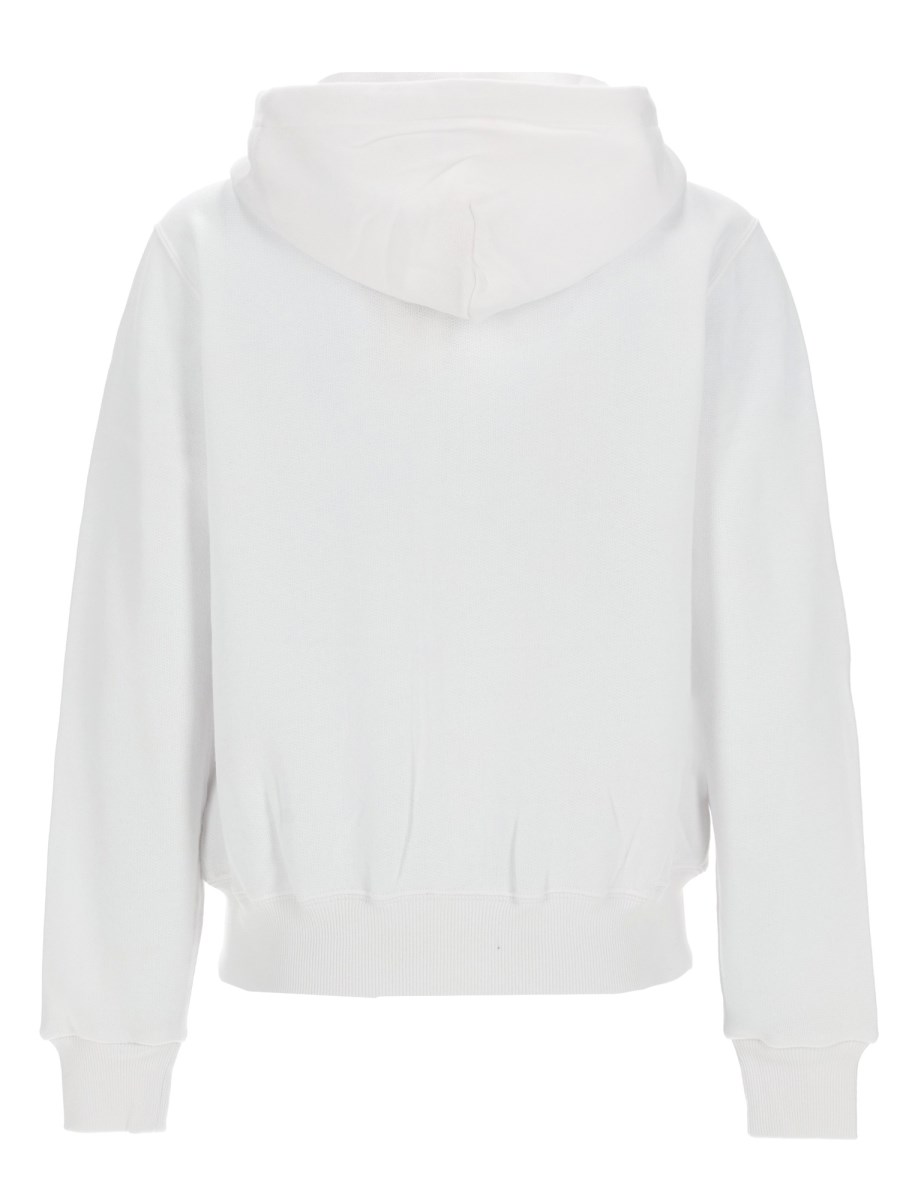 FELPA CON ZIP E LOGO