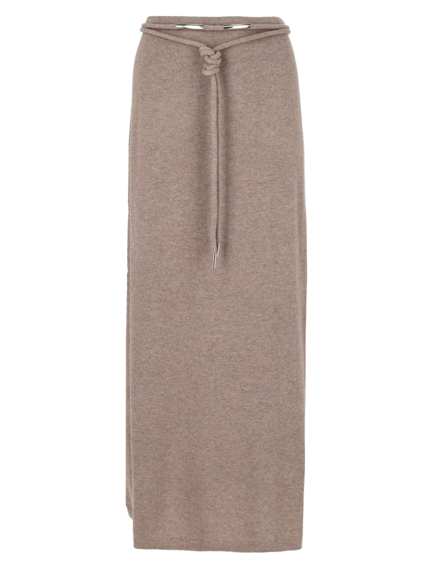 Gonna Lunga Oggi In Filato Di Cashmere