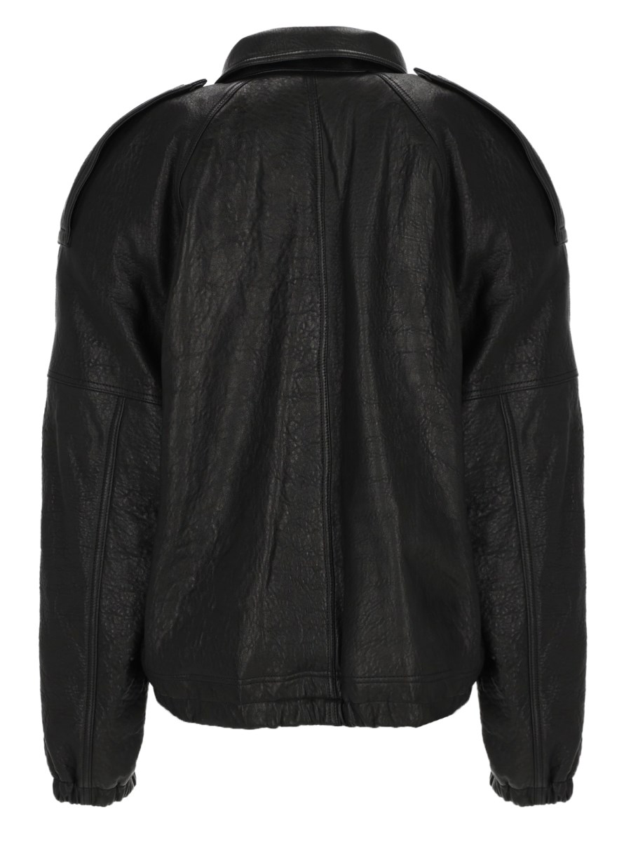 Giacca Cordo In Pelle