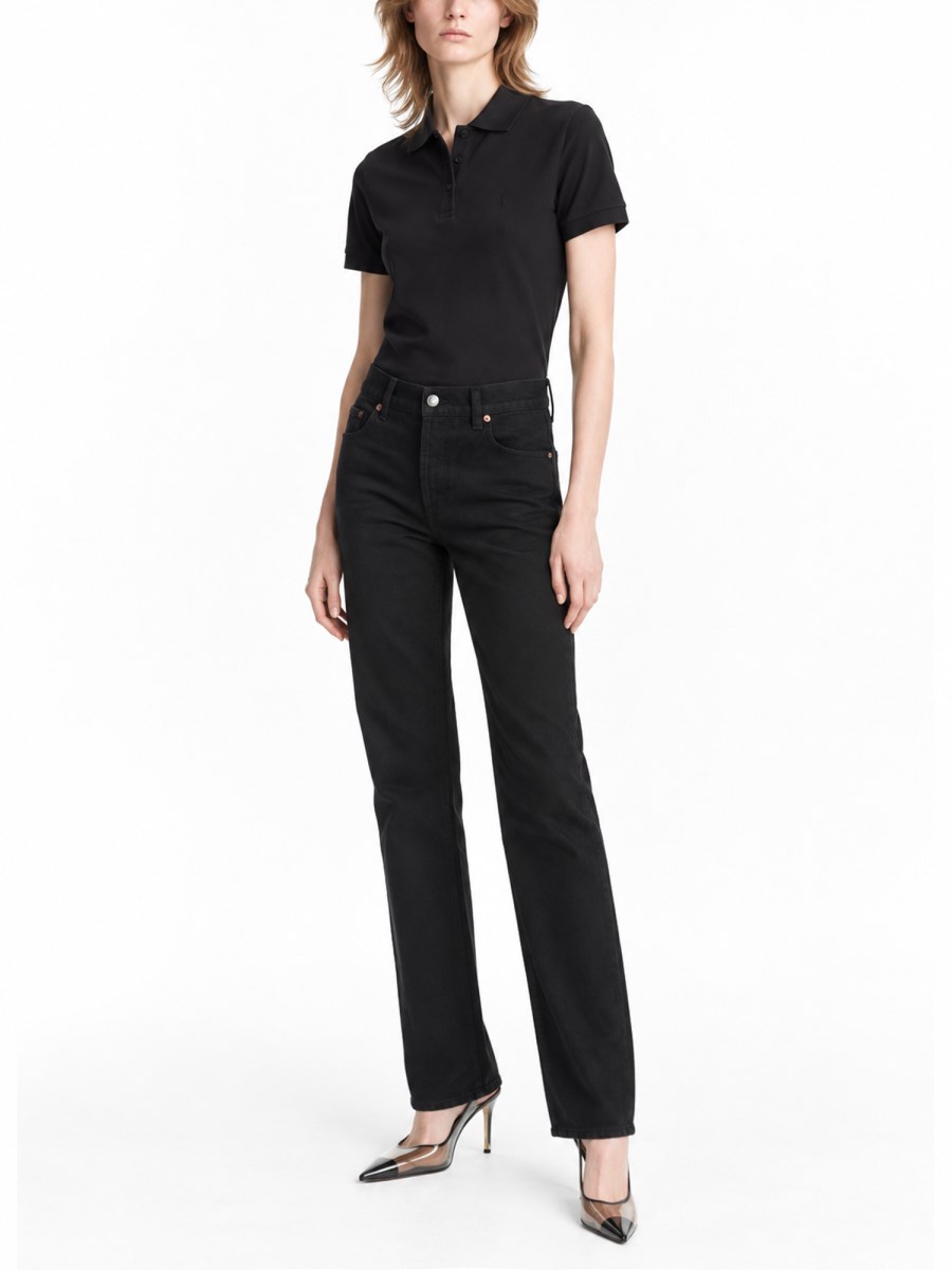 Jeans In Denim Di Cotone