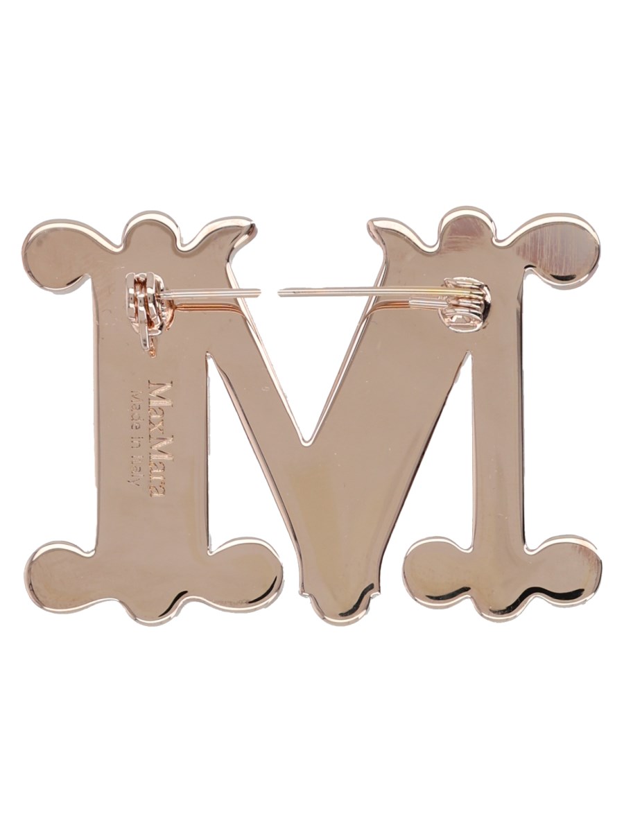 SPILLA MONOGRAM CON CRISTALLI