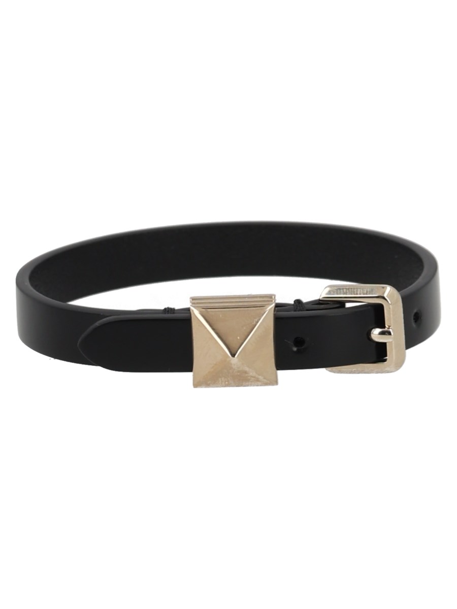 BRACCIALE ROCKSTUD IN PELLE