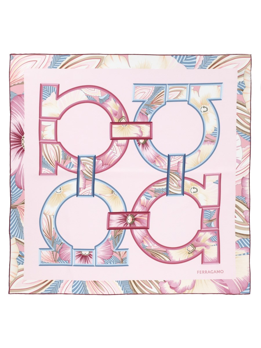 FOULARD A FIORI GANCINI