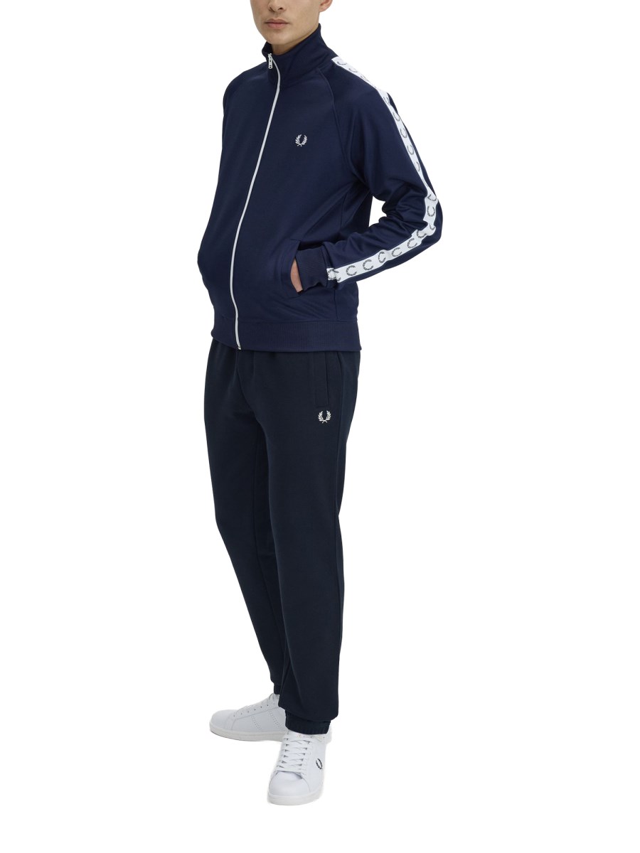 Felpa Tracksuit Con Logo E Zip