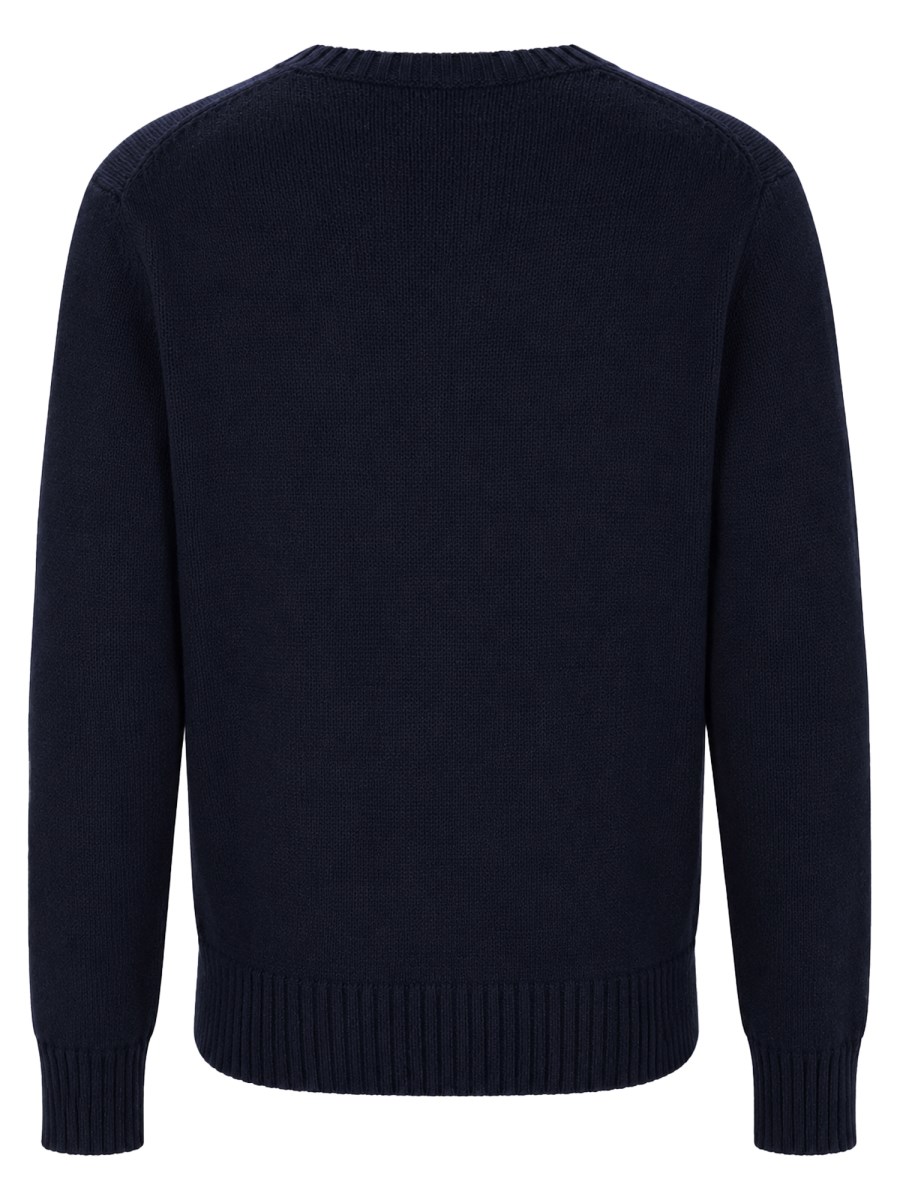 MAGLIA BEAR IN COTONE E LINO