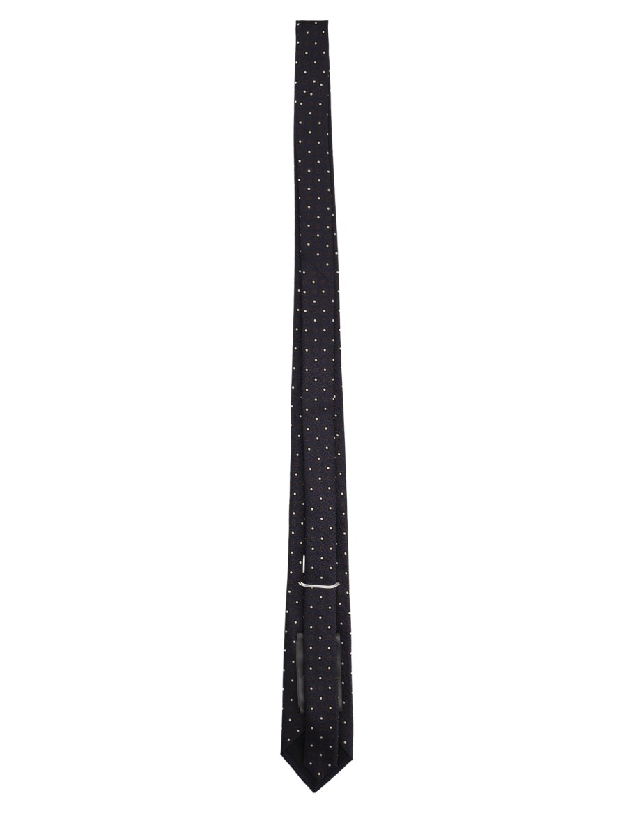 Cravatta In Jacquard Di Seta