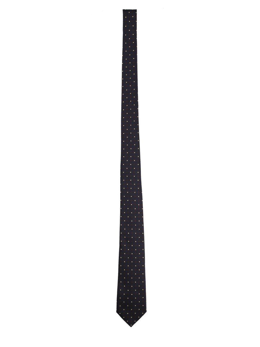 Cravatta In Jacquard Di Seta