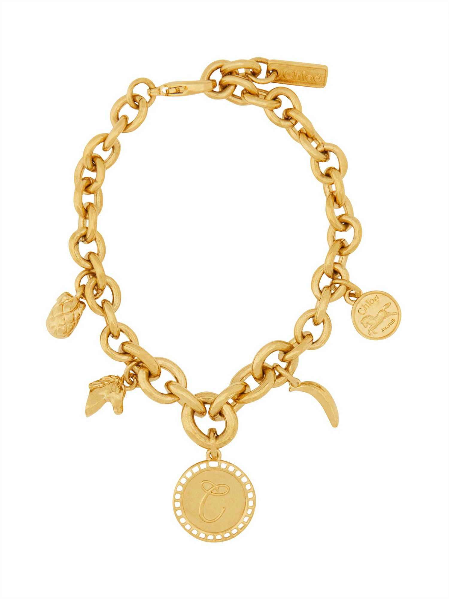 chloé bracciale con charms