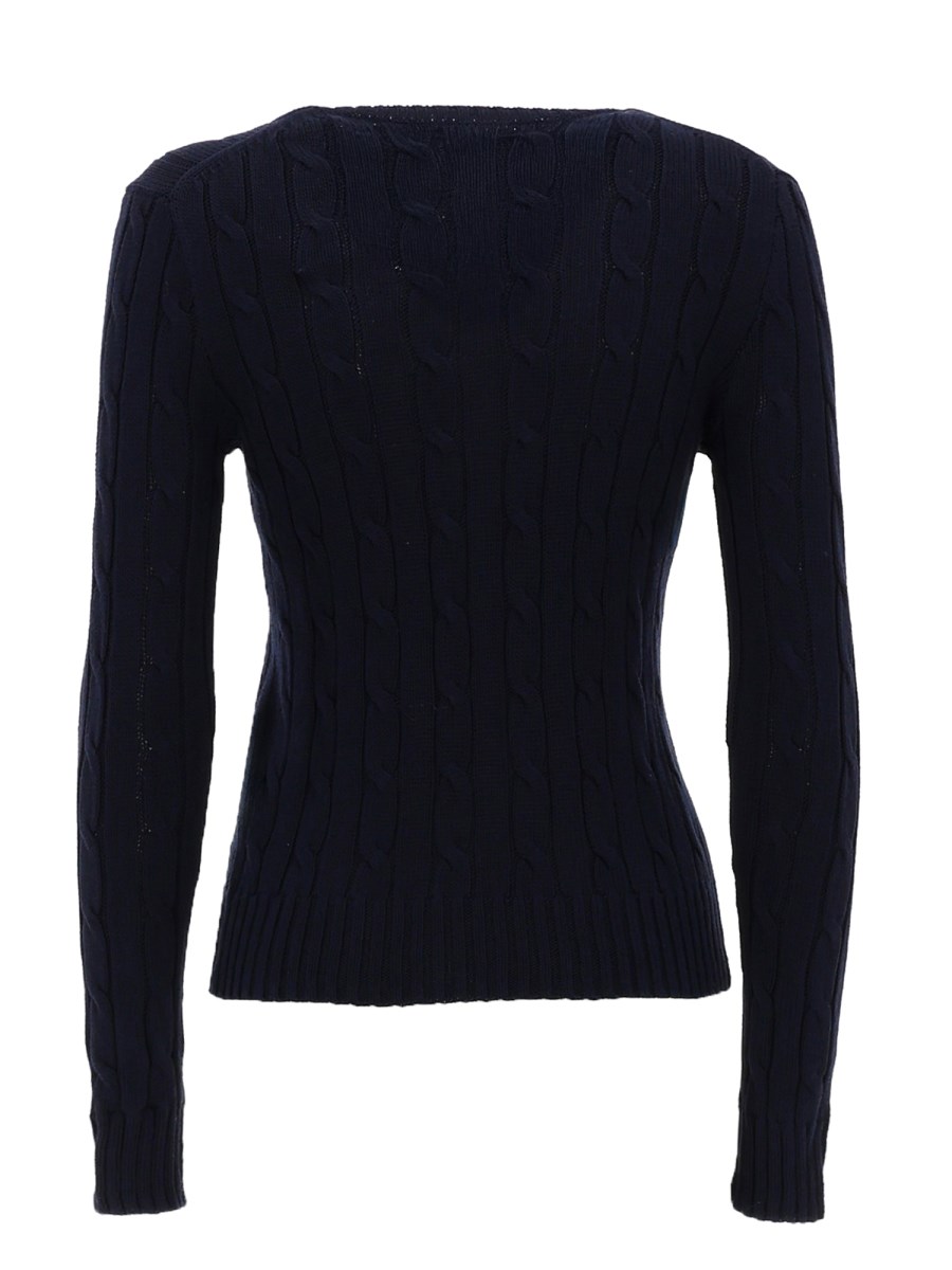 MAGLIA A TRECCE CON LOGO