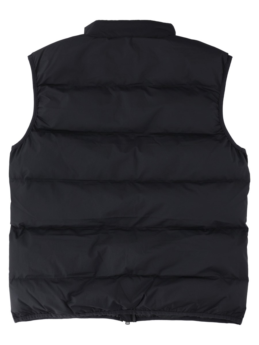 Gilet Trapuntato con Logo