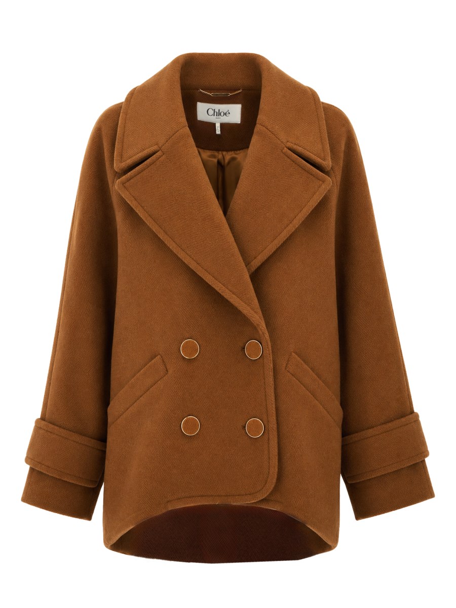 CAPPOTTO CORTO DOPPIOPETTO IN LANA