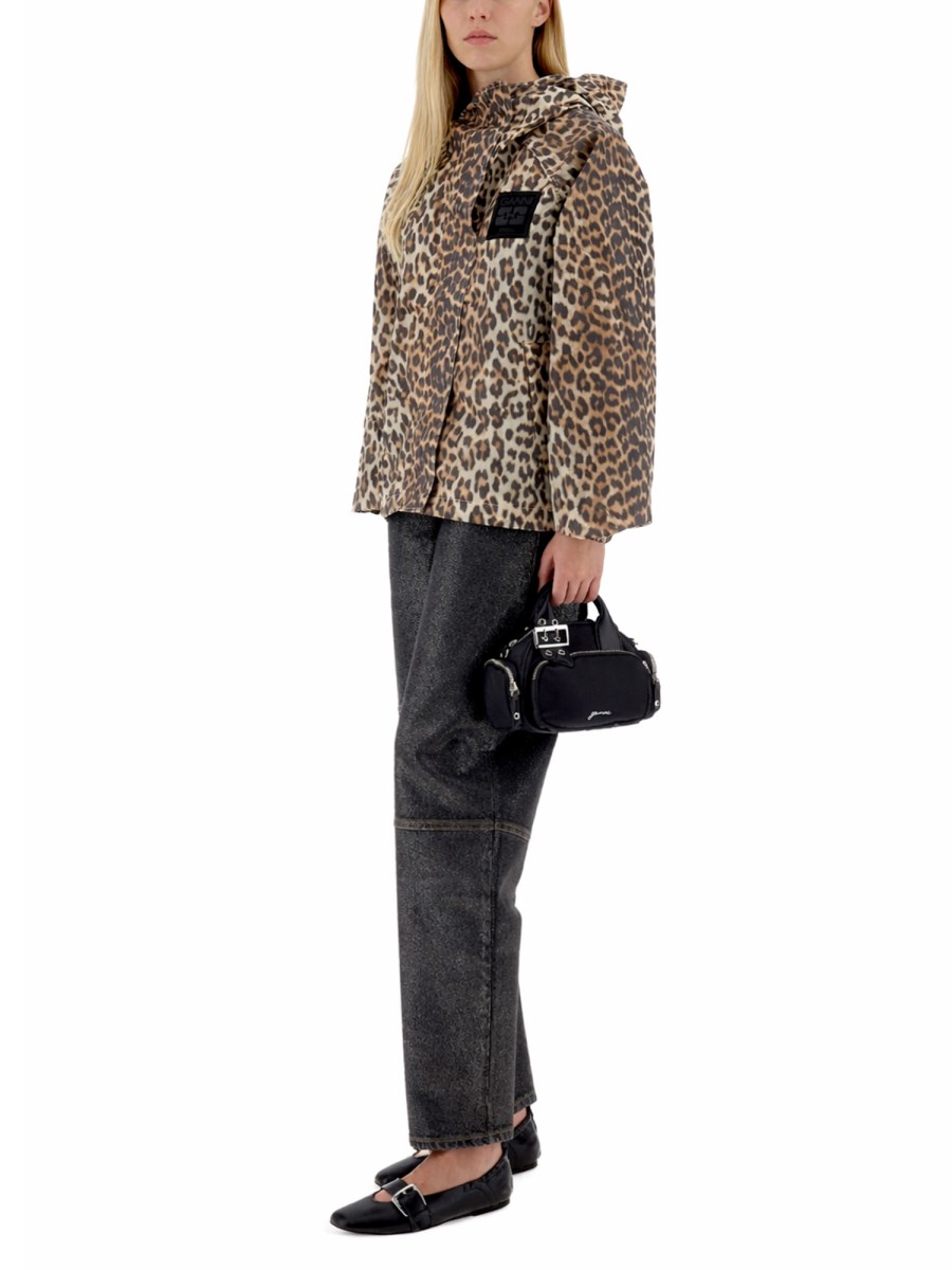 GIACCA CON STAMPA LEOPARDATA