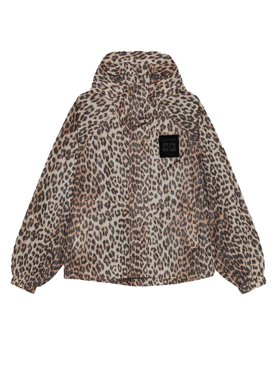 GIACCA CON STAMPA LEOPARDATA