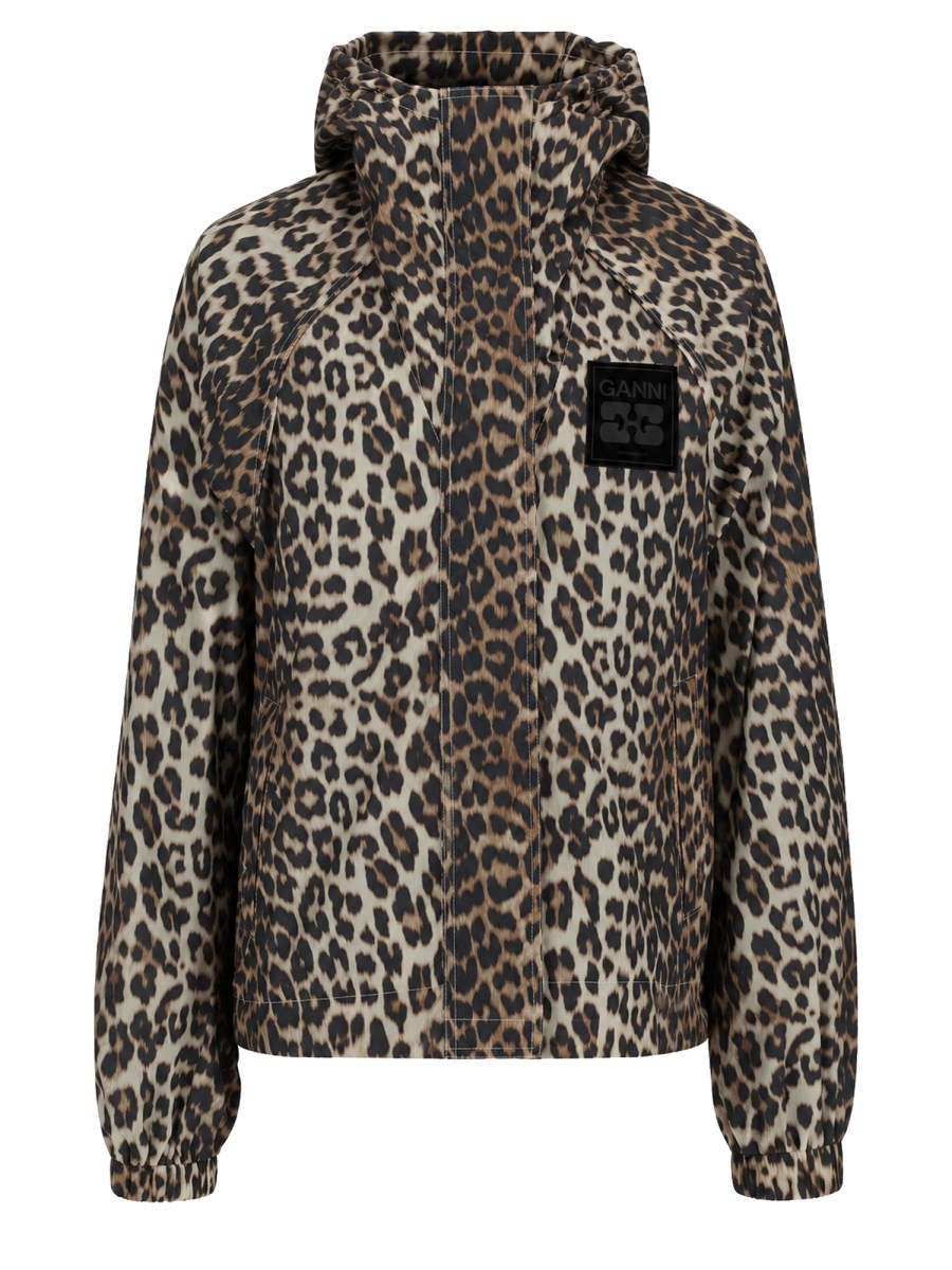 GIACCA CON STAMPA LEOPARDATA