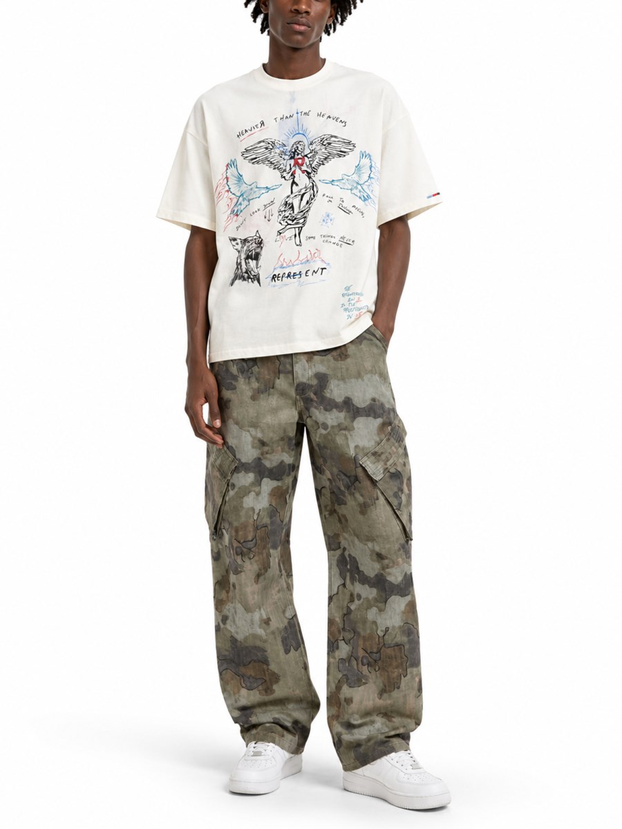 Jeans Cargo In Cotone