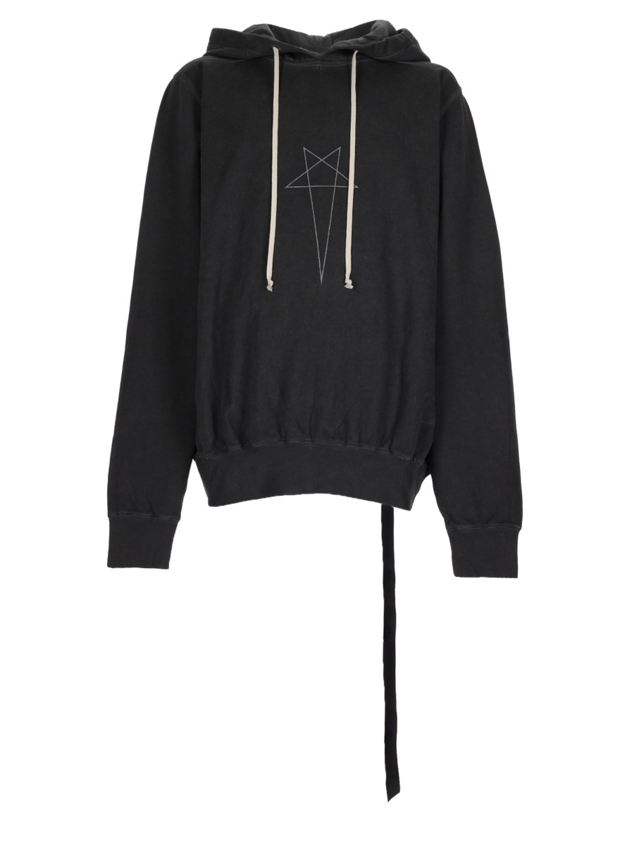 Felpa Oversize Con Cappuccio 