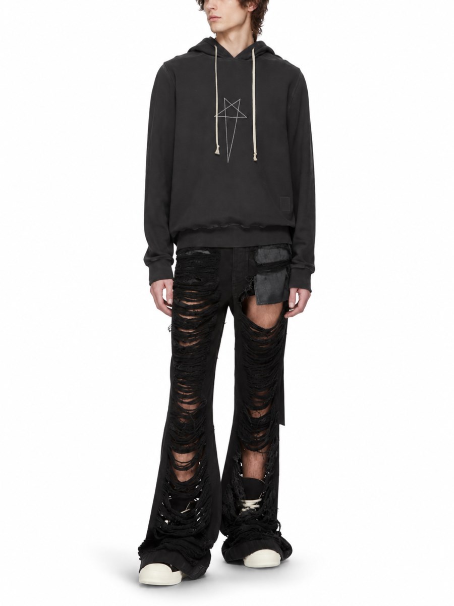 Felpa Oversize Con Cappuccio 