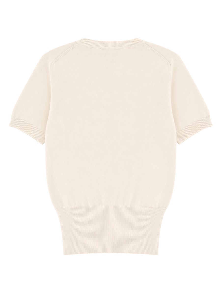 TOP IN MAGLIA BEA CON LOGO