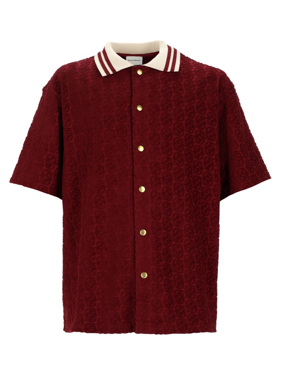 CAMICIA MONOGRAM IN COTONE