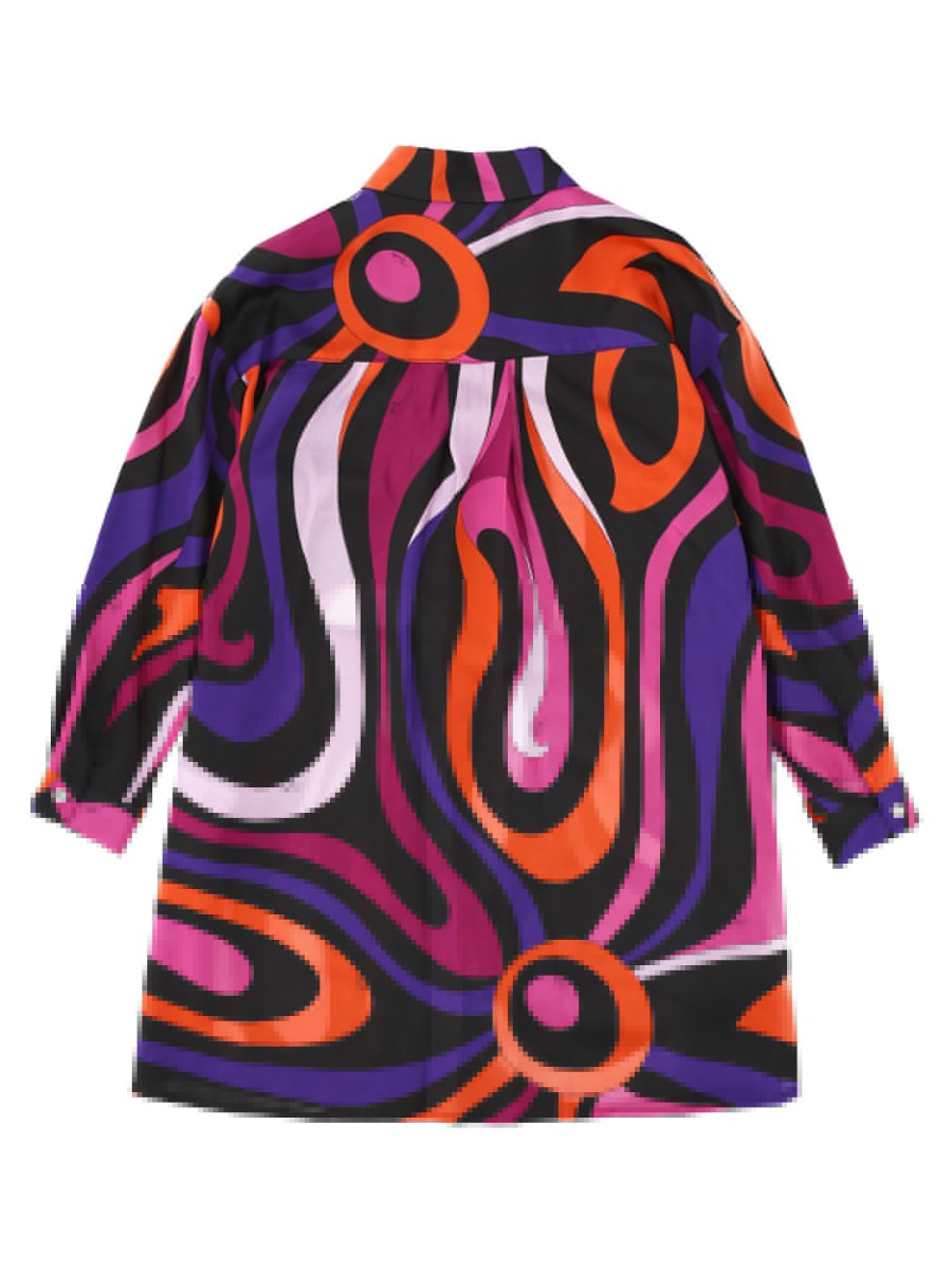 Abito con stampa grafica all-over