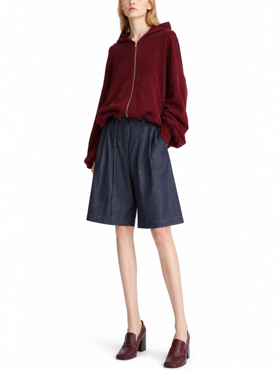 FELPA IN COTONE CON ZIP