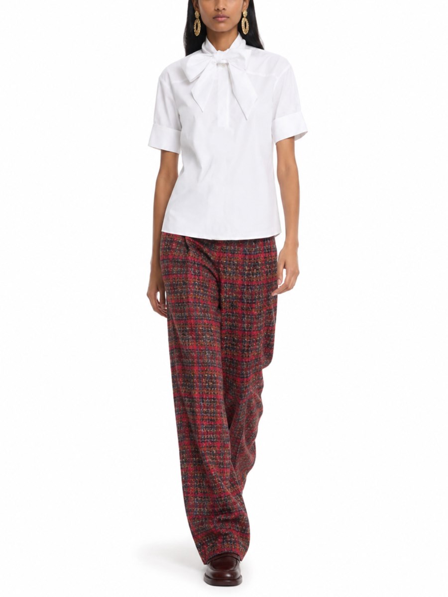 CAMICIA CON DETTAGLIO SCIARPA