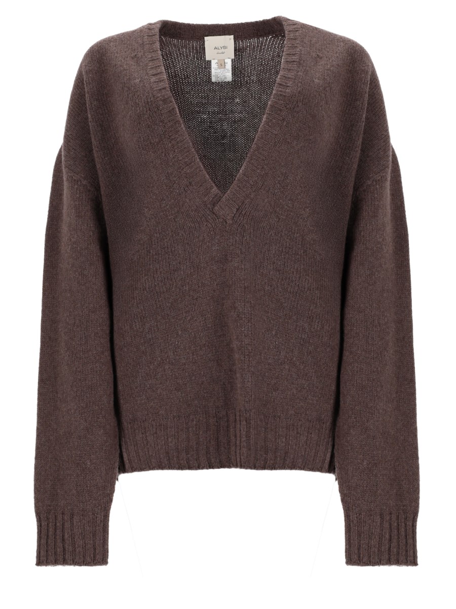 Maglia Chunky con Scollo a V