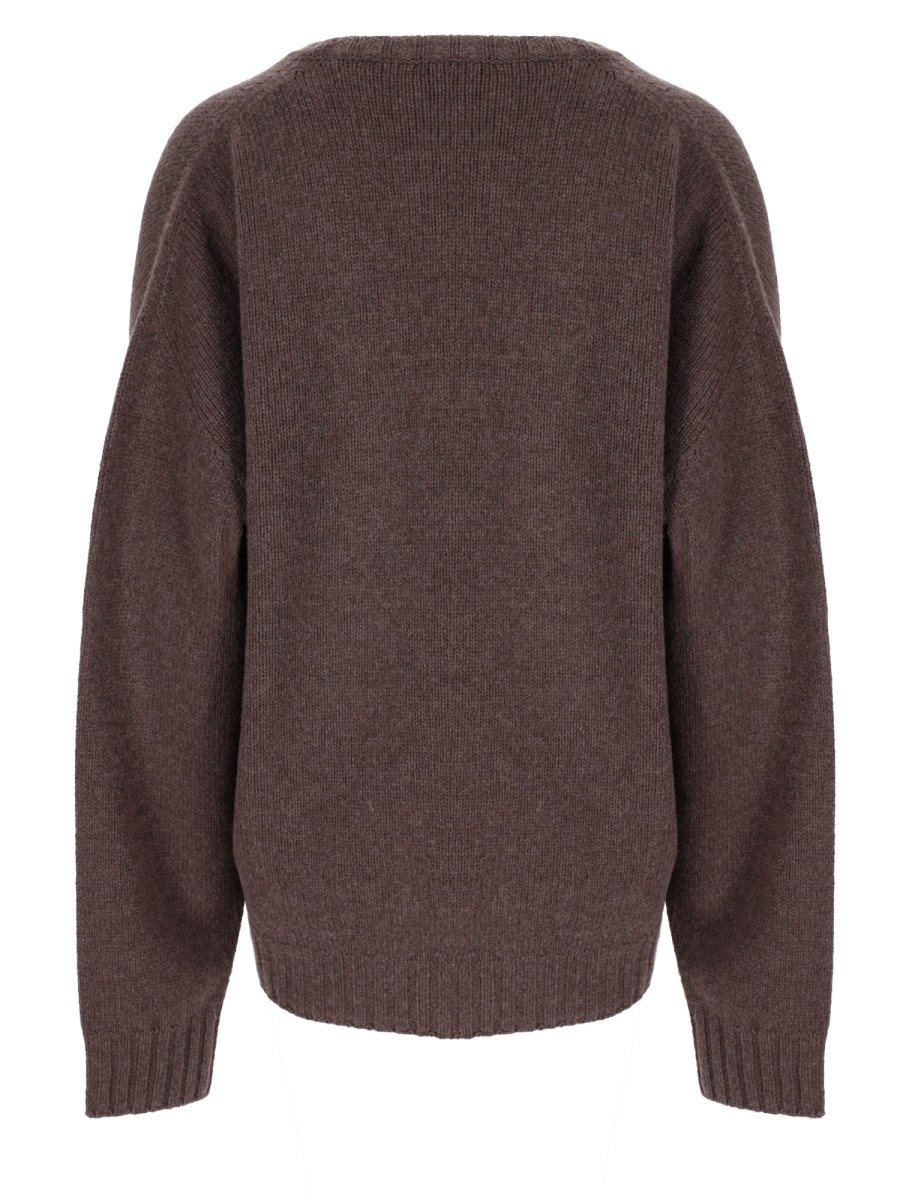 Maglia Chunky con Scollo a V