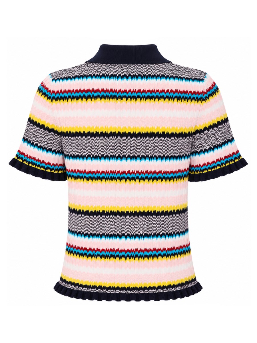 MAGLIA POLO CON MOTIVO CHEVRON