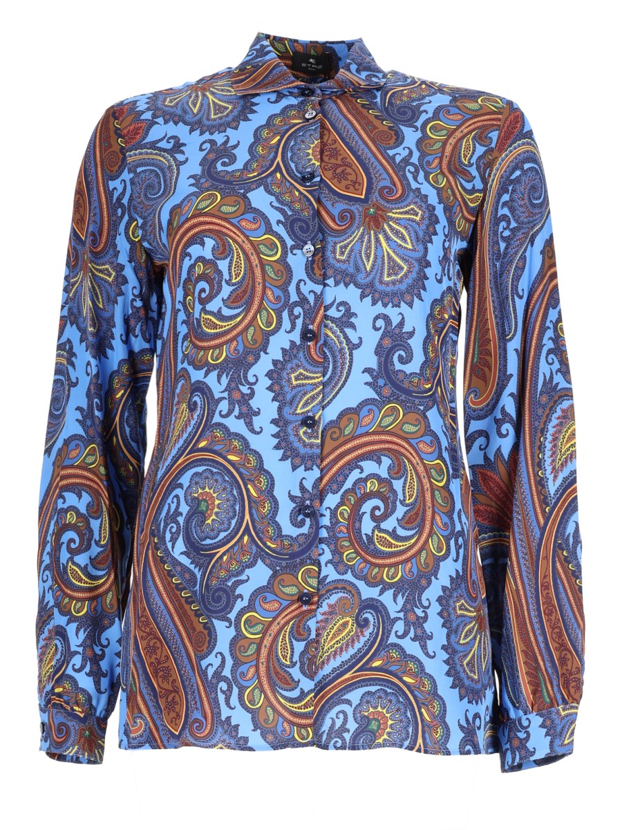 CAMICIA CON STAMPA PAISLEY