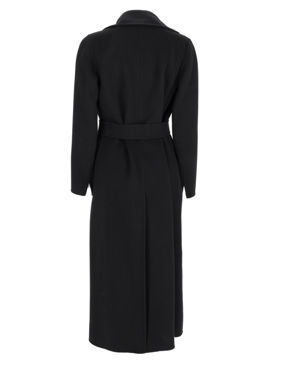Cappotto a Vestaglia in Drap di Lana