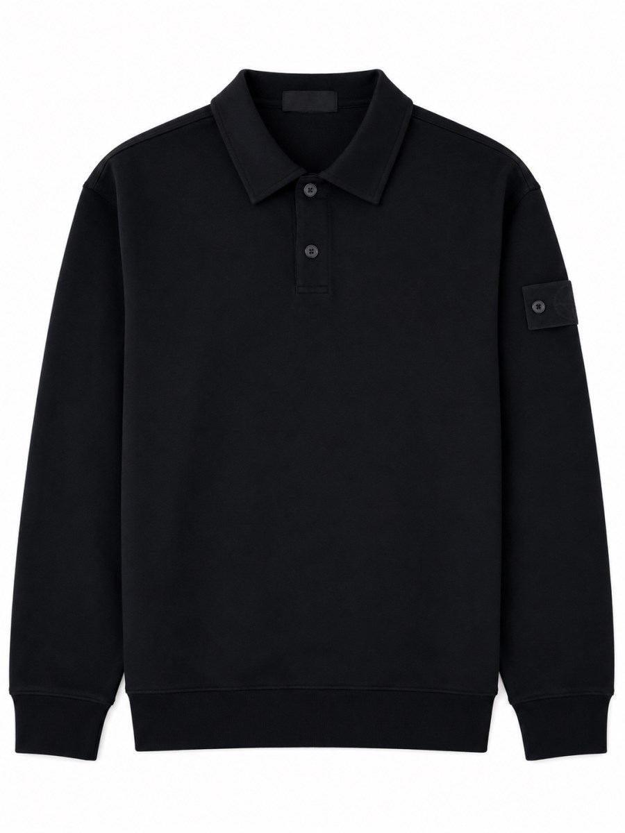 POLO CON PATCH LOGO