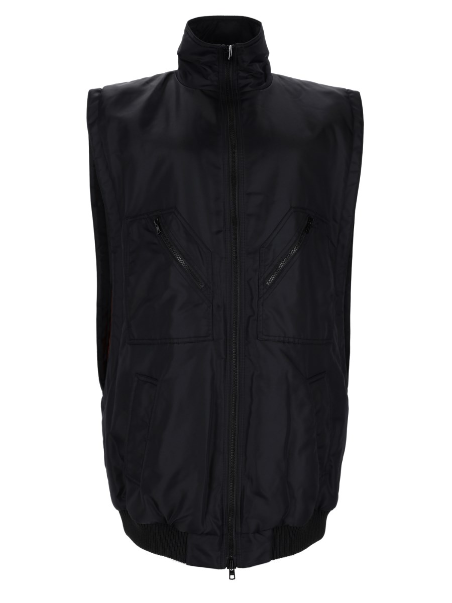 gilet con zip