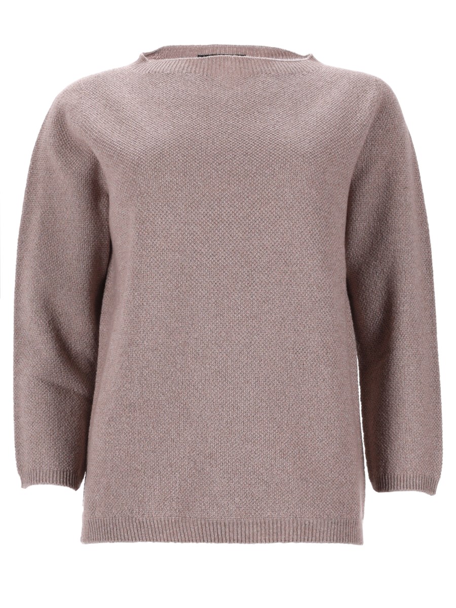 MAGLIA IN PLATINUM CON LUREX