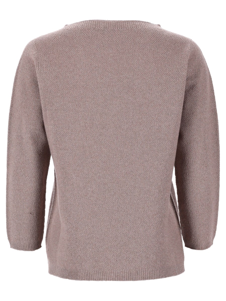 MAGLIA IN PLATINUM CON LUREX