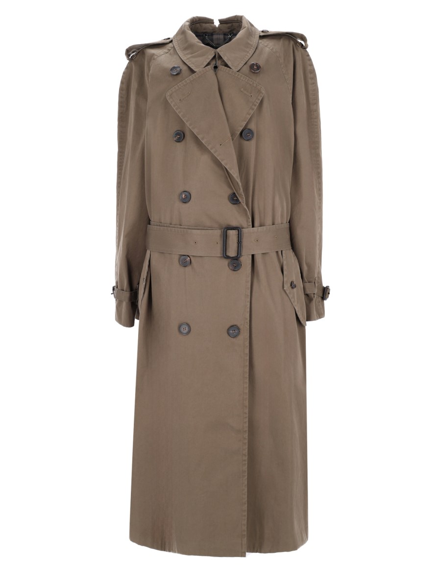 Trench Folden Collar In Cotone