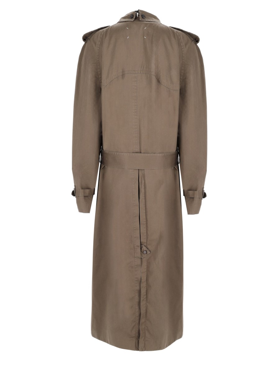 Trench Folden Collar In Cotone