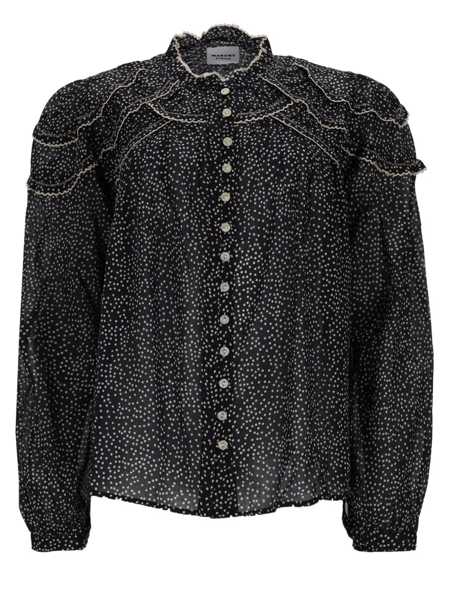 CAMICIA CHRISTA IN VOILE DI COTONE 