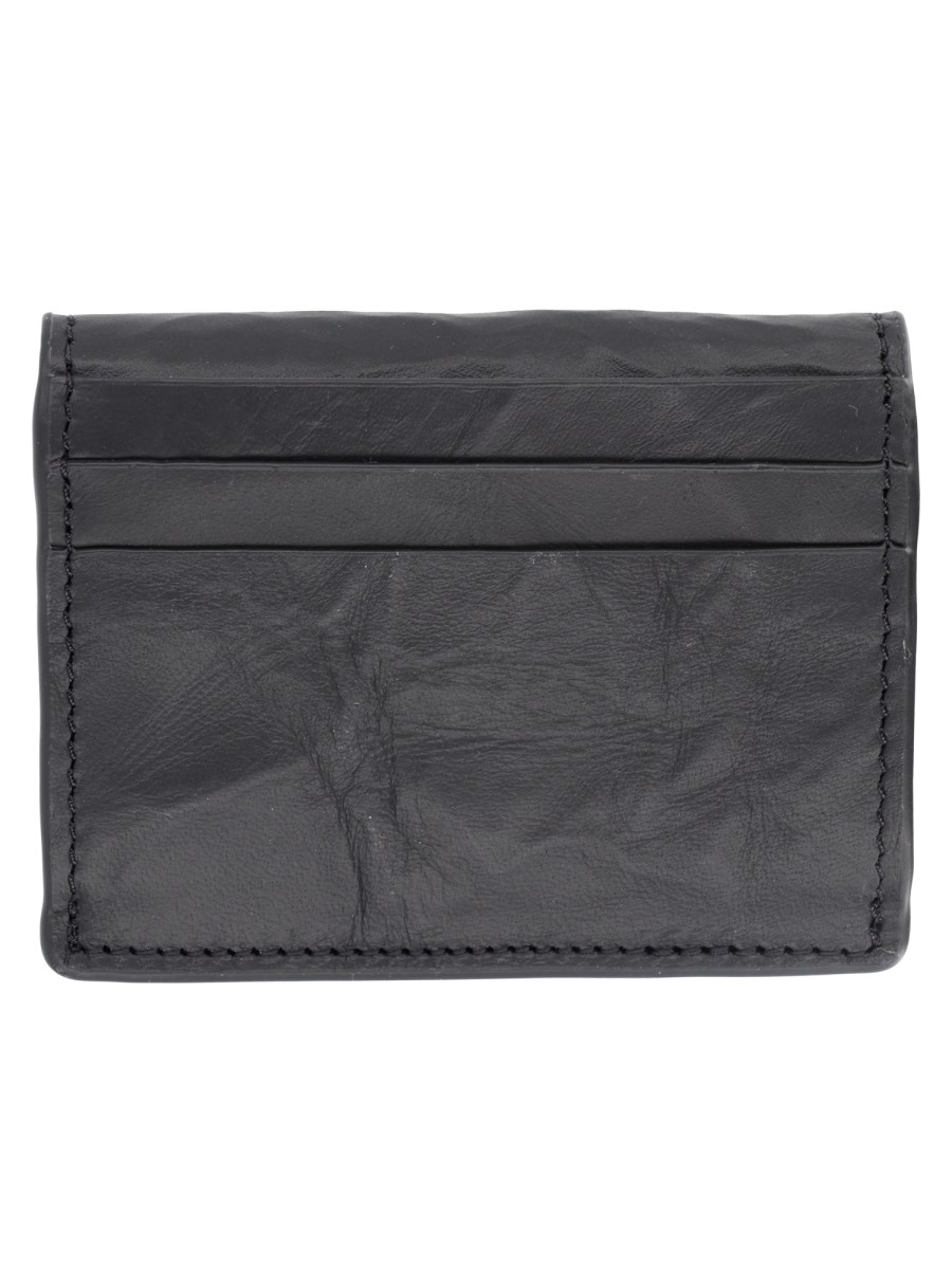 Portacarte In Pelle Con Logo