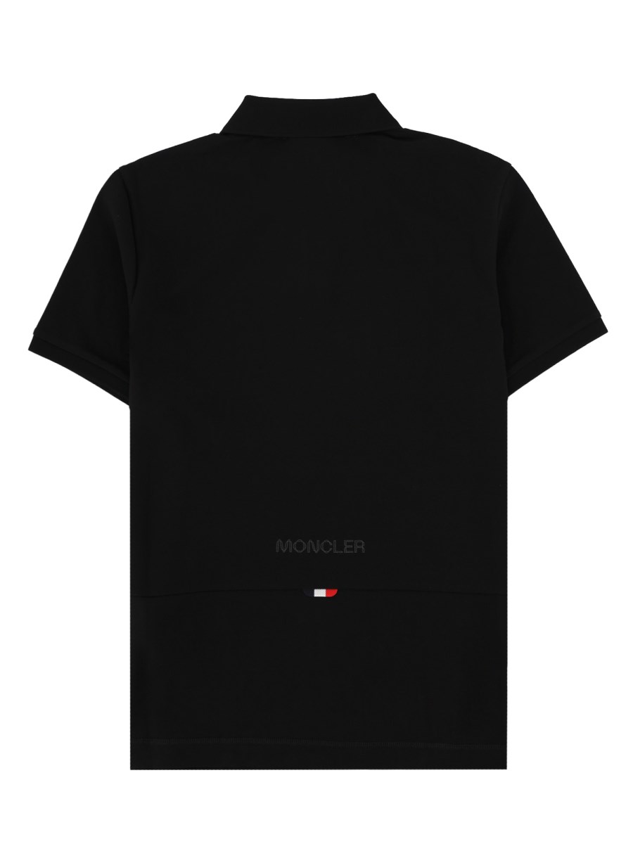 Polo in Piquet di Cotone con Logo