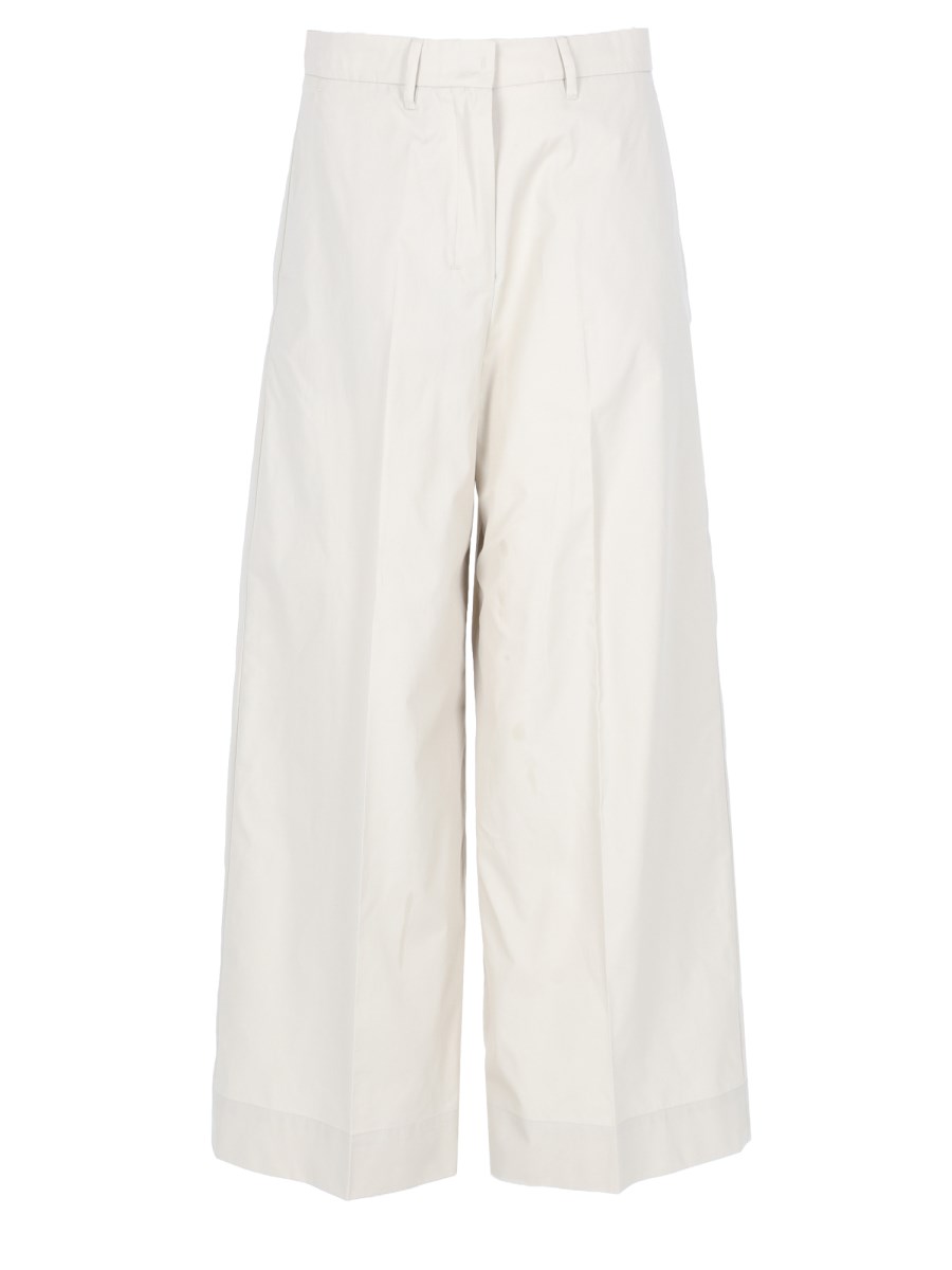 PANTALONE IN POPELINE DI COTONE 
