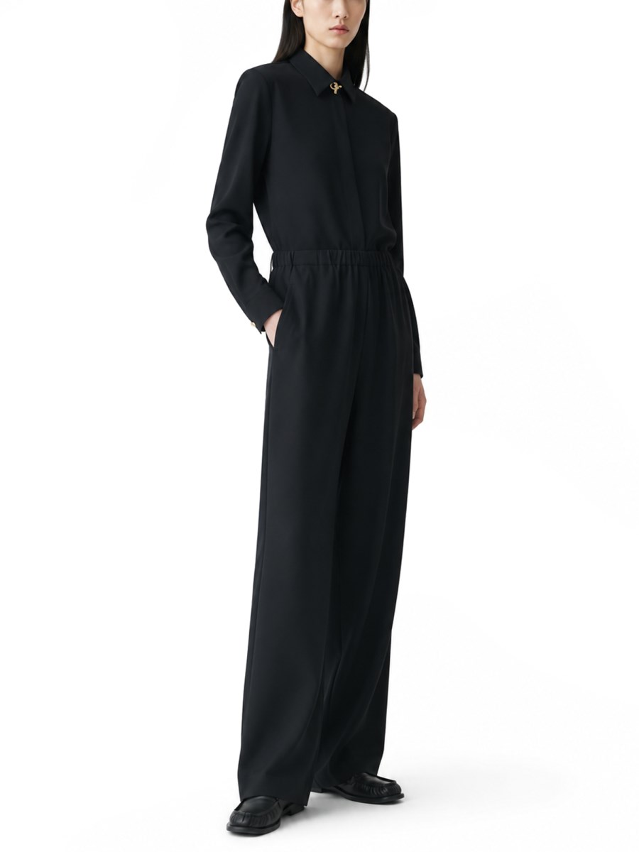 CAMICIA BOXY IN FRESCO LANA