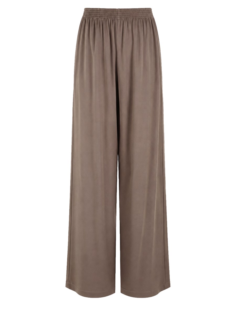 Pantalone ampio in enver satin lucido