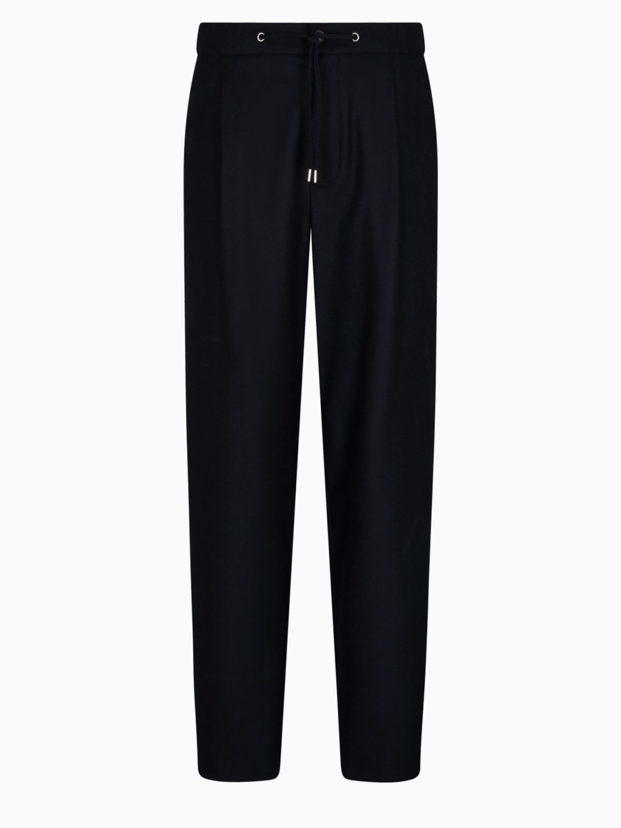 PANTALONE IN DRAP DI CASHMERE STRETCH